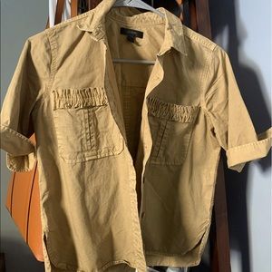 J crew button up jacket top. Size 0